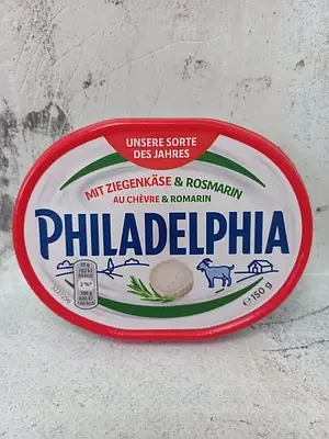 Крем-сир філадельфія з козячим молоком та розмарином Philadelphia Mondelez 150г. Німеччина