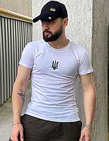 Мужская футболка с принтом Белый (XL), стильная футболка для мужчин SPARK