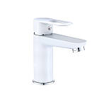 Набір 2 в 1: Змішувач Latwa 001 для раковини + змішувач Latwa 1030 для душу WHITE, фото 4