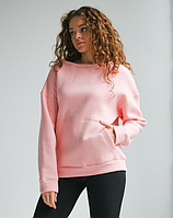 Женский свитшот Розовый S-М, кофта женская, свитшот для девушек AURA