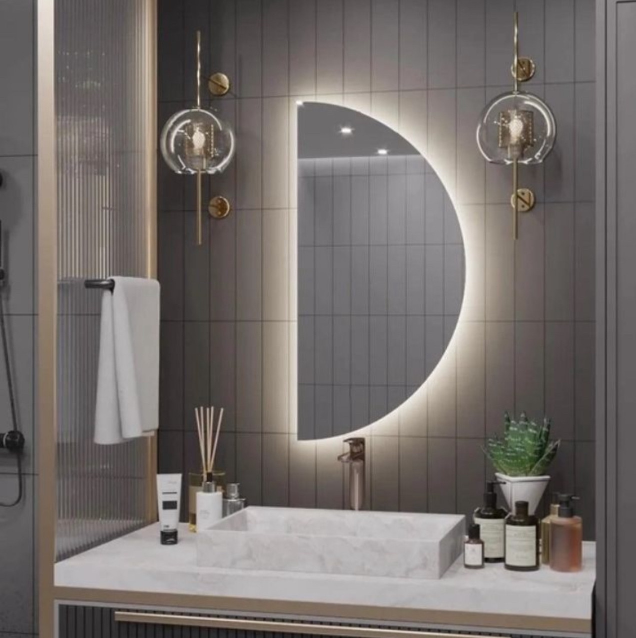 Дзеркало (праве/ліве)тзі світлодіодним підсвічуванням