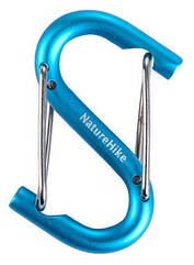Карабін Naturehike S-type 60 мм NH15A003-H blue