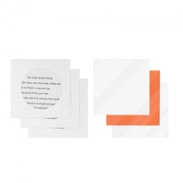 Набір латок Naturehike GR patch (3 шт 7х7см) transparent NH19PJ086 orange, фото 1