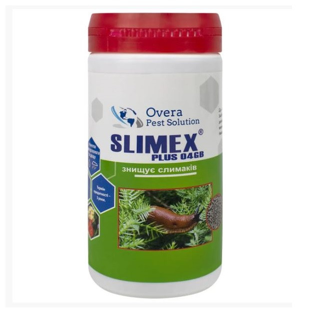Інсектицид від равликів і равликів "Slimex Plus 04 GB" банку 250 г синій