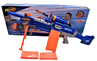 Бластер-пулемет NERF010 Saw NERF Elite на батарейках с мягкими шарами (только ЖЕЛТЫЙ) PRO