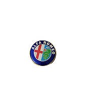 Эмблема значок на капот, багажник Alfa Romeo 75 мм на 2 направляющих УЦЕНКА!