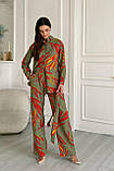 Жіночий костюм з костюмної тканини лляного переплетіння  44-50 розміри, фото 8