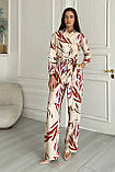 Жіночий костюм з костюмної тканини лляного переплетіння  44-50 розміри, фото 5