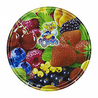 Крышка закаточная СКО-82 (50 шт) для консервации полноцветная (фрукты/овощи) Полинка