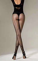 Колготки дрібна сітка чорні 2/3р TM Karolina
