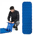 Матрац надувний Naturehike FC-10 1950х590х65 мм NH19Z032-P blue, фото 3