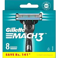 Кассеты для бритья Gillette Mach 3, 8 шт. оригинал