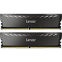 Модуль пам'яті для комп'ютера DDR4 16GB (2x8GB) 3200 MHz Thor Dark Gray Lexar (LD4BU008G-R3200GDXG)