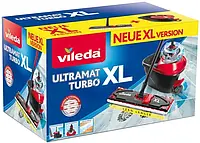 Набір для прибирання швабра + відро з обертовим механізмом VILEDA Ultramat Turbo XL (Набір для прибирання) TKM