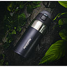 Термокружка Naturehike Vacuum Bottle 500 мл NH19SJ009 black/blue, фото 5