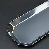 Лоток металевий плоский (розмір - 18,4х8,3см.) Дизайнер для зберігання інструментів та декору - 444 S, фото 2