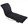 Масажний матрац із підігрівом, масажними роликами та пультом Reversible Massage Mat віброматрас Чорний, фото 4