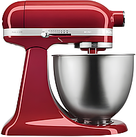 Тестомес домашний KitchenAid Red, Планетарный миксер с чашей на 3.3 литра (Тестомесы планетарные, США) TKM