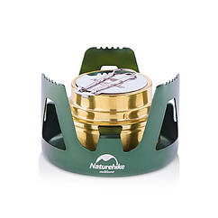 Пальник спиртовий Naturehike Alcohol Burner Steel NH18L001-T green