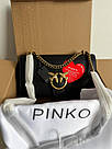 Жіноча сумка Пінко чорна Pinko Black, фото 5