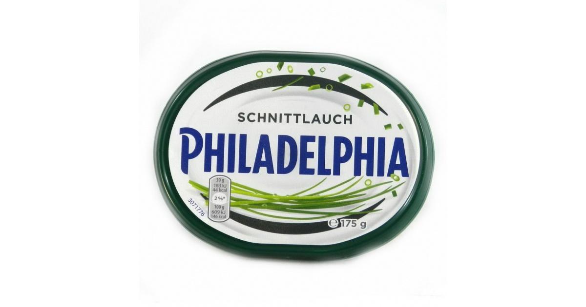 Крем-сир філадельфія зелена цибуля Philadelphia Mondelez 175г. Німеччина