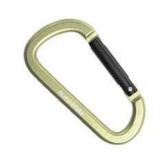 Карабін багатофункціональний Naturehike D-type 80 мм NH15A001-H green