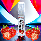 Лубрикант з ефектом вібрації полуниця "Liquid vibrator Strawberry" Amoreane Med (рідкий вібратор)