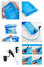 Питна система (гідратор) Naturehike PEVA Updated 3.0 л NH18S070-D blue, фото 2
