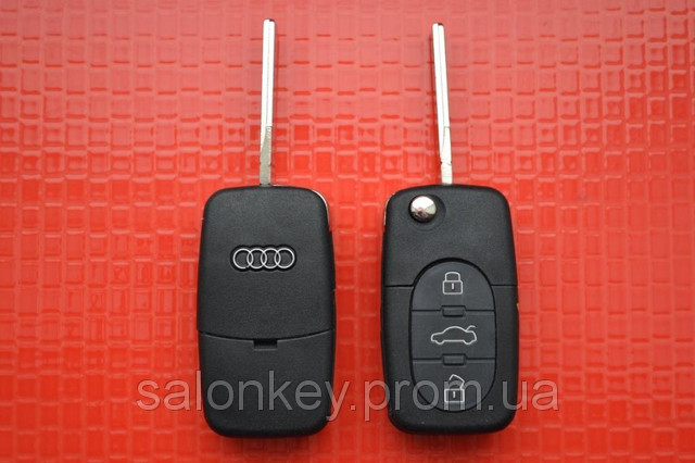 Ключ AUDI викидний 3 кнопки 433Mhz id48 4D0 837 231 K