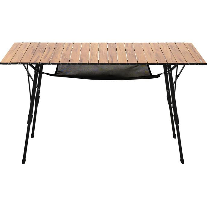 Стіл розкладний Naturehike L 1210x680x430/650 мм NH19Z003-D темне дерево, фото 1