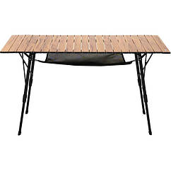 Стіл розкладний Naturehike L 1210x680x430/650 мм NH19Z003-D темне дерево