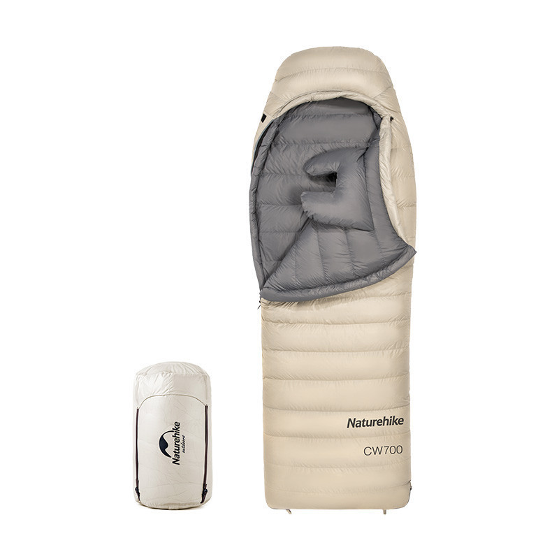 Спальний мішок пуховий Naturehike CW700 NH22YD001 хакі