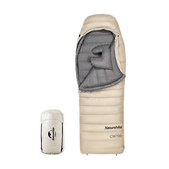 Спальний мішок пуховий Naturehike CW700 NH22YD001 хакі