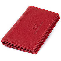 Визитница-книжка ST Leather 19214 Красная sl