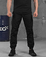 Штани Bandit black чоловічі тактичні штани чорні військові штани на резинці брюки тактичні звужені