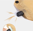 Килимок самонадувний двомісний з подушкою Naturehike 30мм CNH22DZ013 жовтий, фото 4