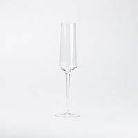 Lugi Бокал для шампанского фигурный из тонкого стекла набор 6 шт