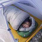 Матрац надувний з подушкою Naturehike FC-12 CNK2300DZ0001 темно-зелений, фото 3