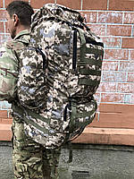 Рюкзак военный камуфляж пиксель 100 л,оливковий пиксель
