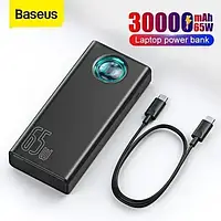 Портативні зарядні пристрої PowerBank Baseus 30000mAh 65W Amblight Потужний повербанк з дисплеєм (Powerbank)