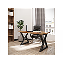 Стіл обідній з металу (50х25) і ДСП Спай 750/1200/750 Метал-Дизайн Білий оксамит, фото 6