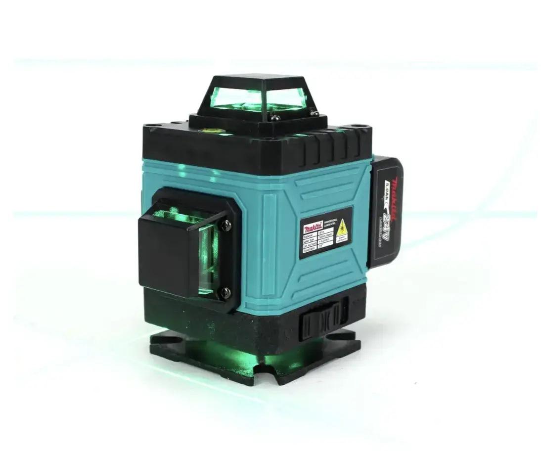 Нивелир 16 лазерный Makita 24v Строительные лазеры аккумуляторные в чемодане Измерительный инструмент - фото 8 - id-p2195101383