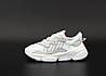 Жіночі кросівки Adidas Originals Ozweego White Білі Взуття Ададас Озвіго замша текстиль весна літо, фото 3