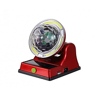 Диско куля на сонячній батареї Multifunctional Table Lamp 3888 акумулятова 6 світлодіодів RGB Червоний Im_275