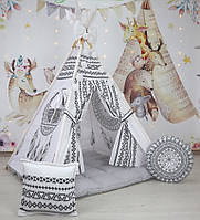 Намет дитячий Вігвам для дітей курінь для ігор Веселі кульки БОН БОН Повний комплект!