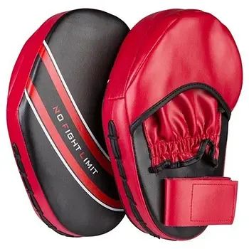 Лапи боксерські прямі NoFightLimit PVC BFL (розмір 30 х 18 х 5 см) пара