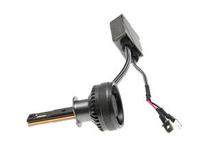 Світлодіодні LED лед автолампи BAXSTER PW цоколь H1 130W 12V, світло 6000К, 11000Лм з обманкю CANBUS, фото 3
