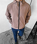 Вітрівка чоловіча бежева, фото 4