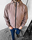 Вітрівка чоловіча бежева, фото 2