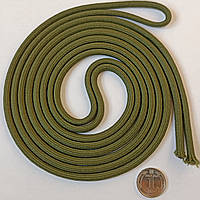Шнур круглий плетений Luxyart хакі 5 мм діаметр 200 м (BF-5292) sl